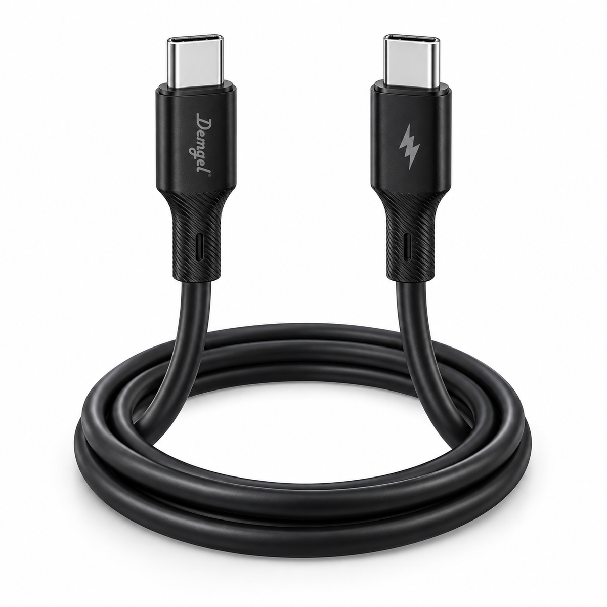 Cable Demgel USB-C a USB-C 65 W 1 m · D-E4012CC — vista completa