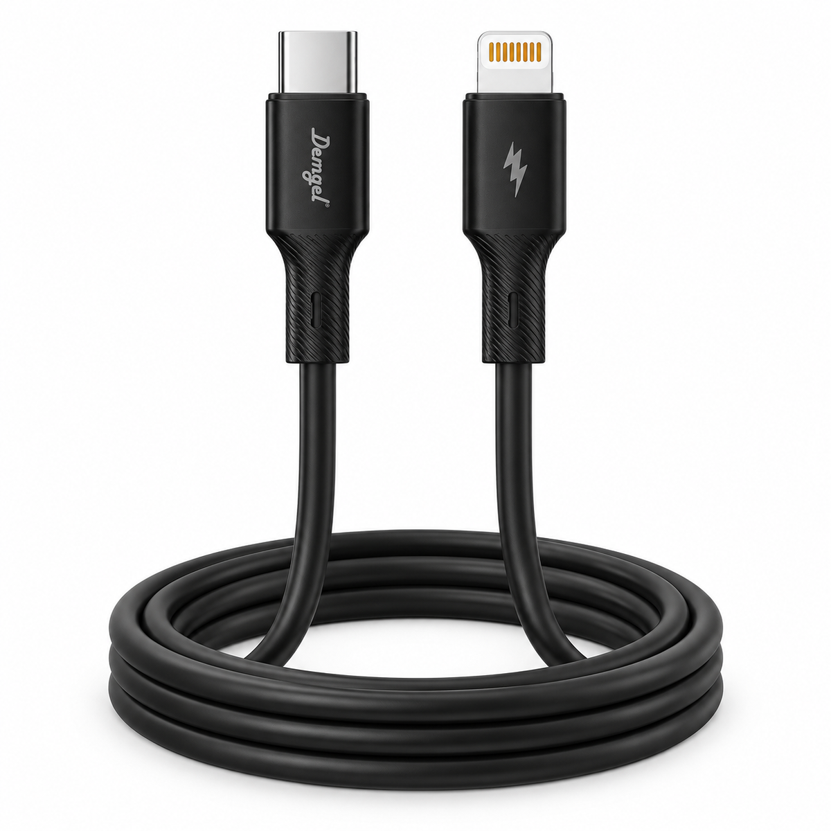 Cable Demgel USB-C a Lightning 30 W 1 m · D-E4012CL — vista completa