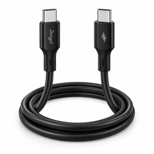 Cable Demgel USB-C a USB-C 65 W 1 m · D-E4012CC — vista completa