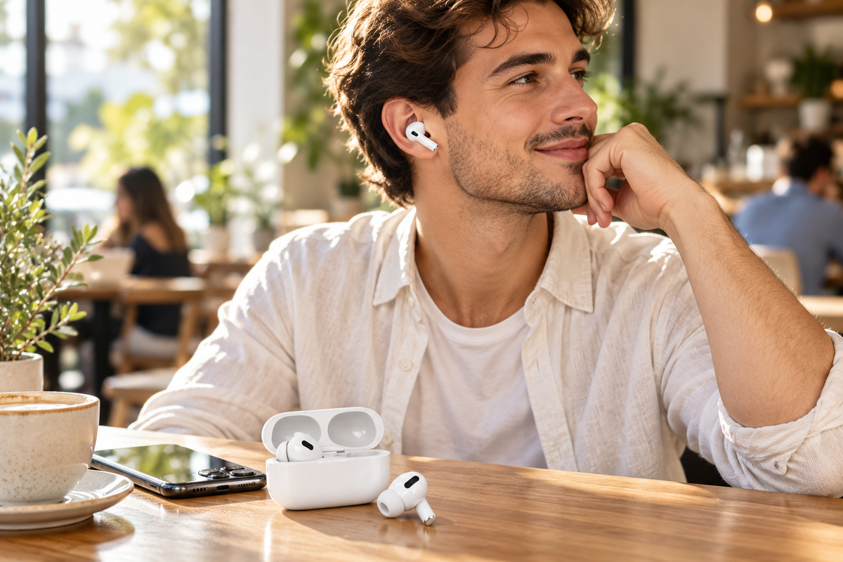 Audífonos inalámbricos Ewtto EW-A433BW Bluetooth 5.3 — ejemplo de uso